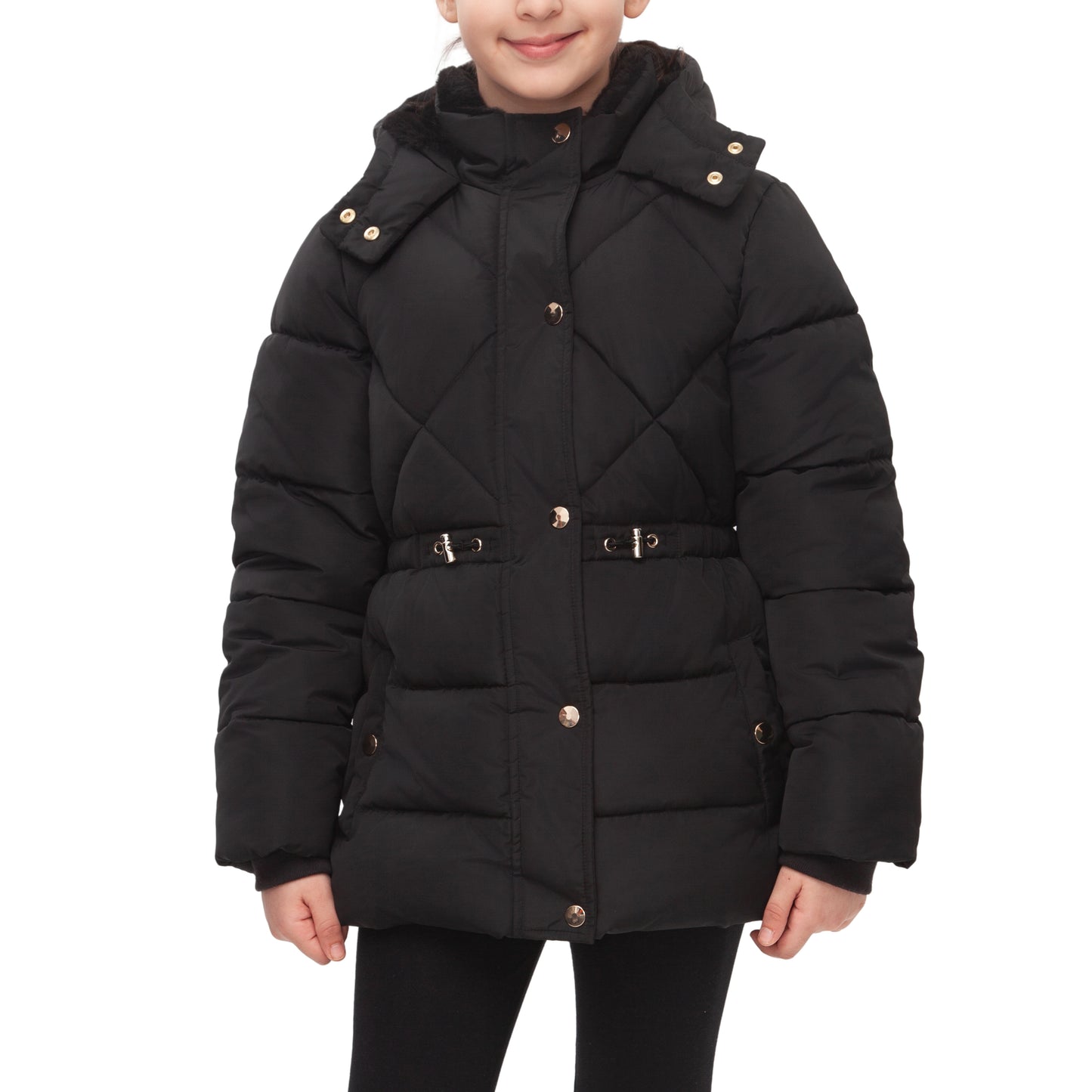 Girls Timeless Quilted Coat