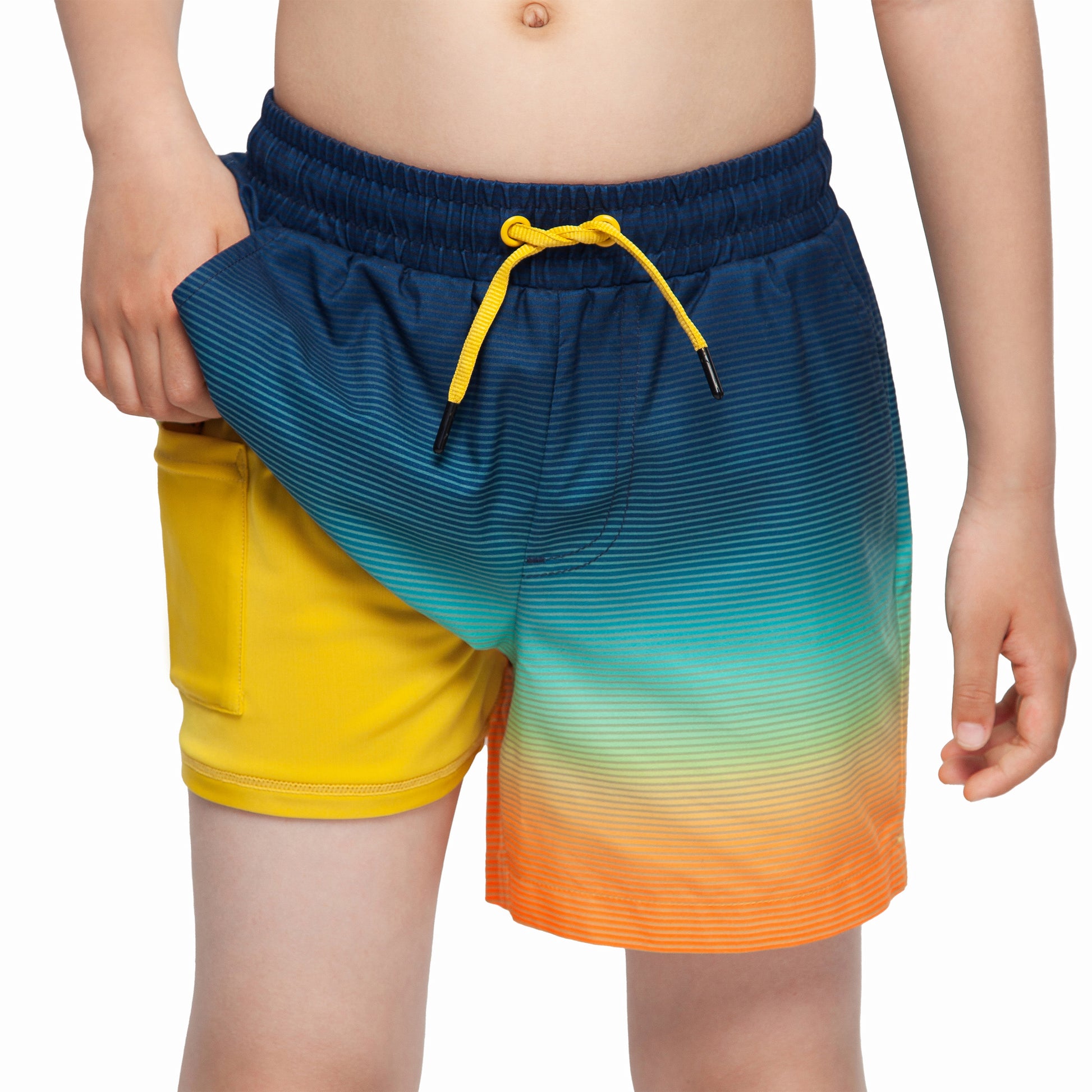 Boys' Compression Liner Swim Trunks Quick Dry Bathing Suit - Rokka&Rolla