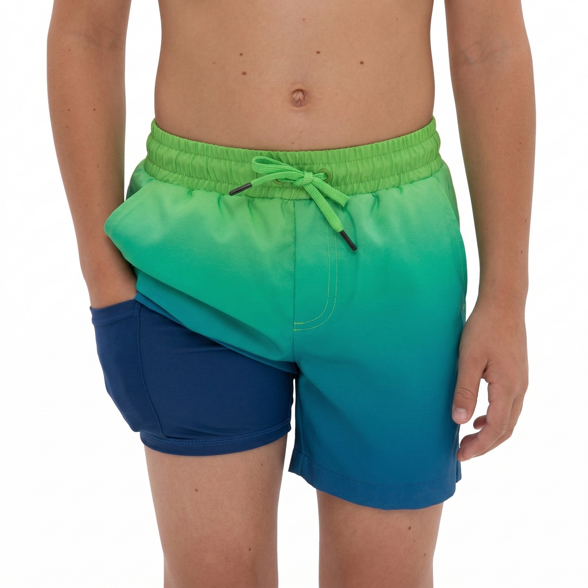 Boys' Compression Liner Swim Trunks Quick Dry Bathing Suit - Rokka&Rolla