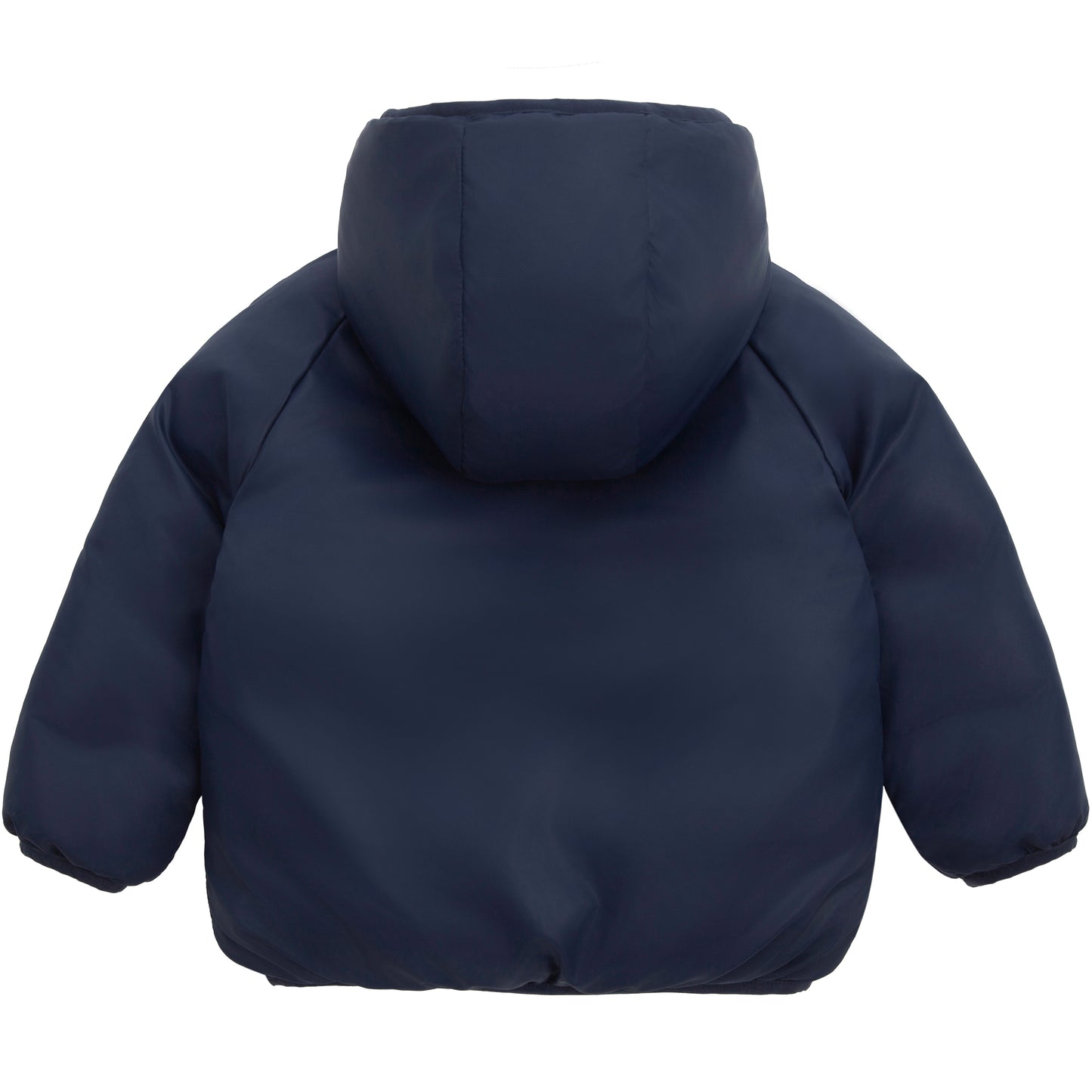 Toddler Boys' Reversible Lightweight Hooded Puffer Jacket - Blue/Navy