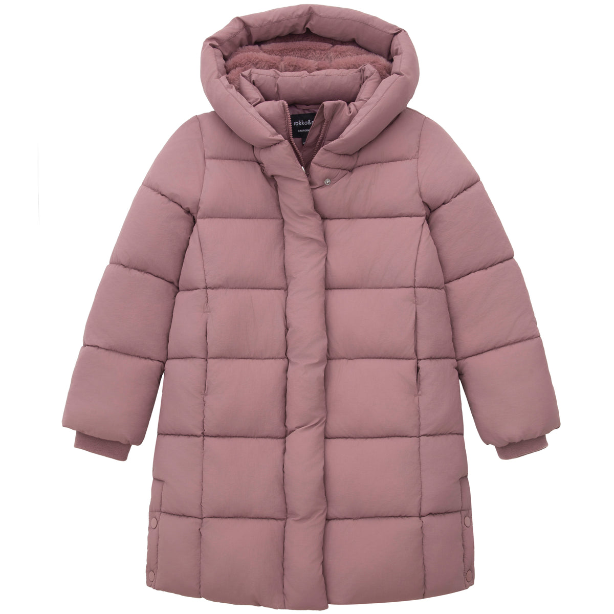 Big Girls' Knee Length Puffer Coat