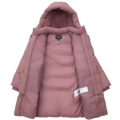 Big Girls' Knee Length Puffer Coat