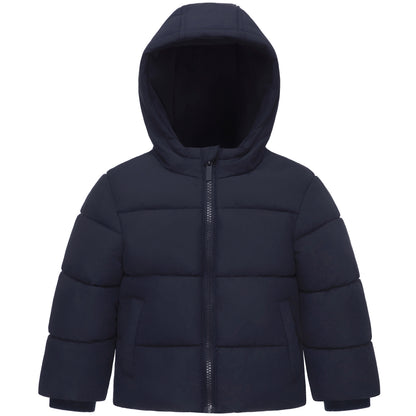 Toddler Boys' Water-Resistant Fleece Lined Ripstop Puffer Jacket