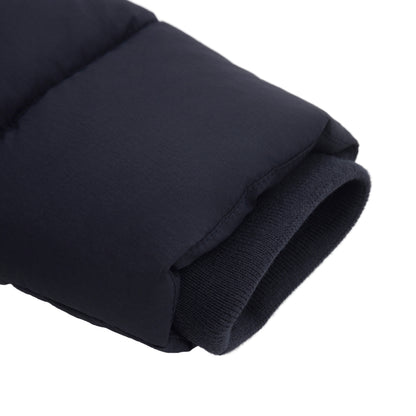 Boys Toddler Borg Fleece Lined Hooded Puffer Jacket Coat 2T-5T - Navy