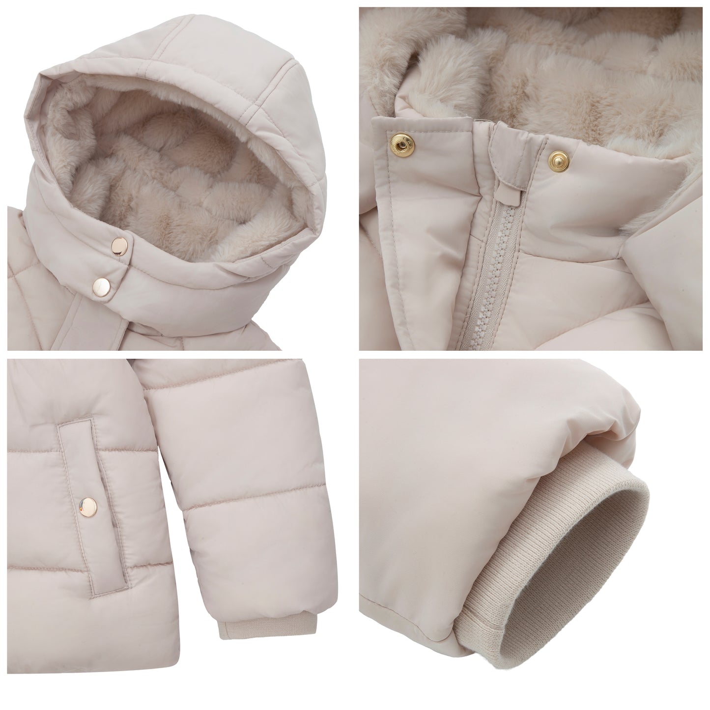 Girls Timeless Quilted Coat