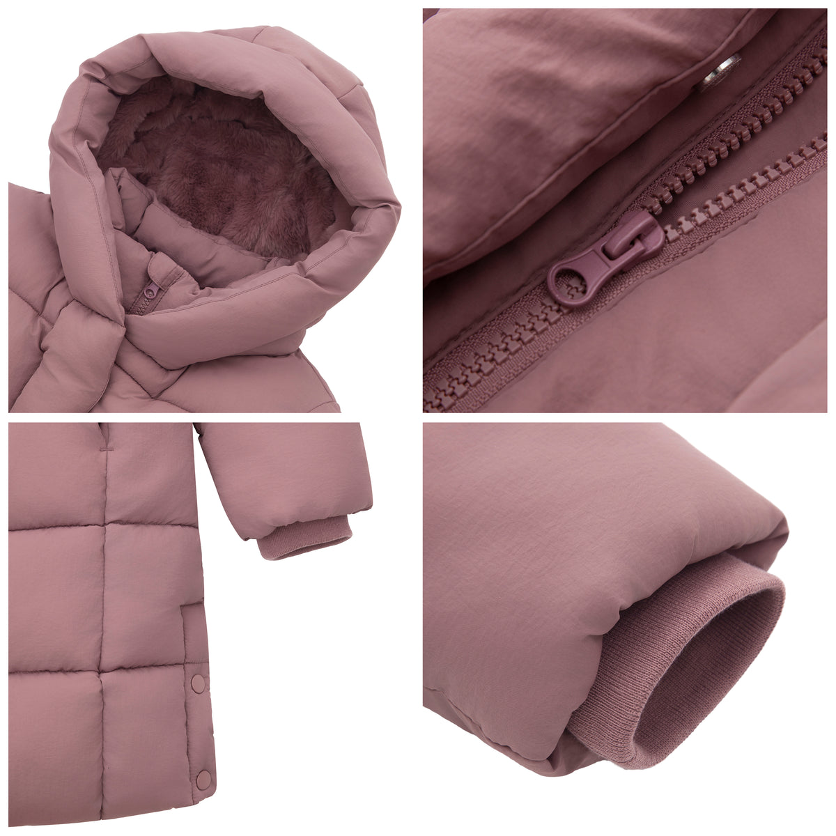 Big Girls' Knee Length Puffer Coat