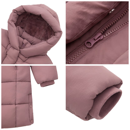 Big Girls' Knee Length Puffer Coat