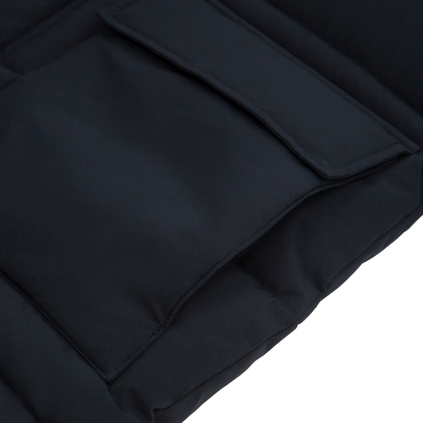Men's Puffer Jacket Water-Resistant Fleece-Lined Winter Coat - Navy