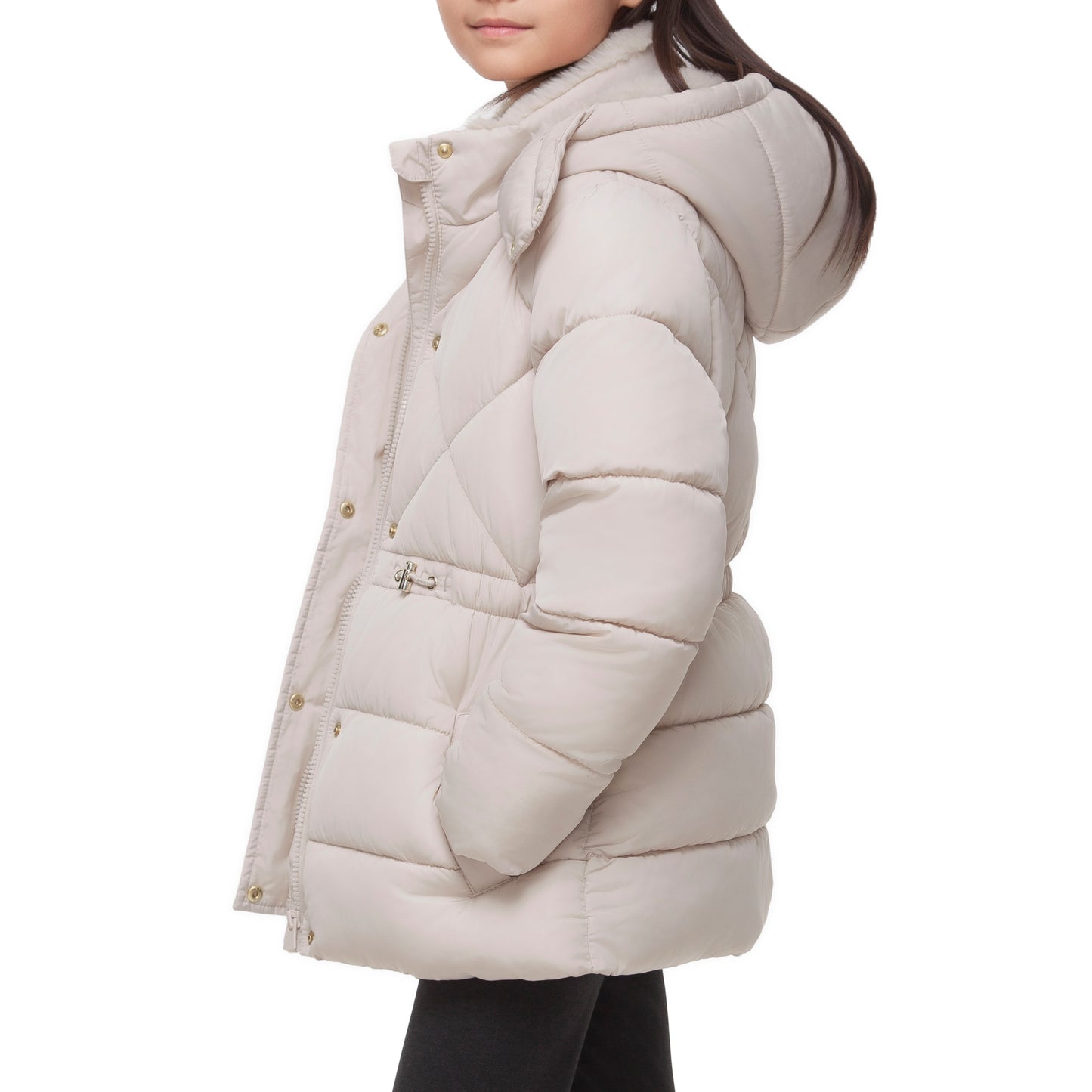 Girls Timeless Quilted Coat