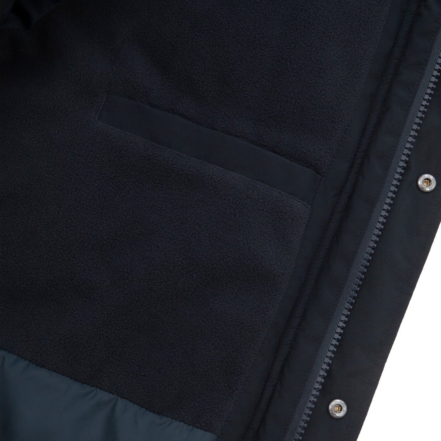 Men's Puffer Jacket Water-Resistant Fleece-Lined Winter Coat - Navy
