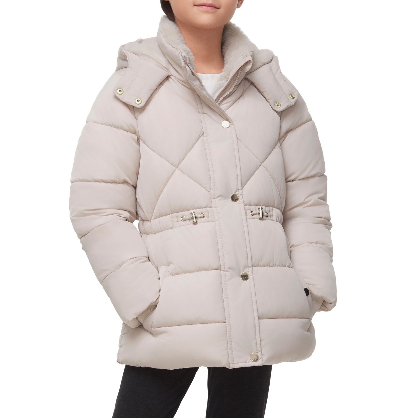 Girls Timeless Quilted Coat
