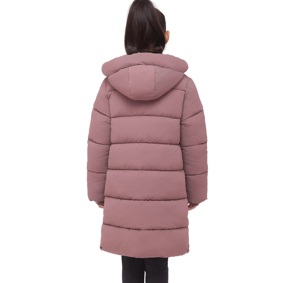 Big Girls' Knee Length Puffer Coat