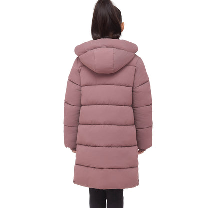 Big Girls' Knee Length Puffer Coat