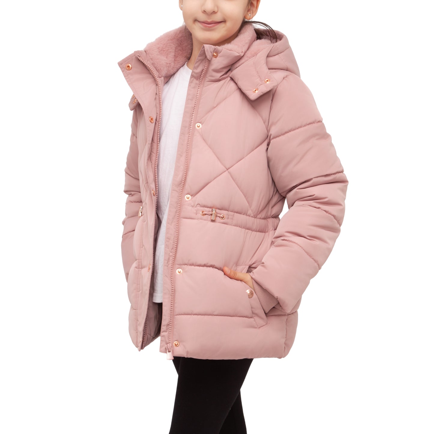 Girls Timeless Quilted Coat
