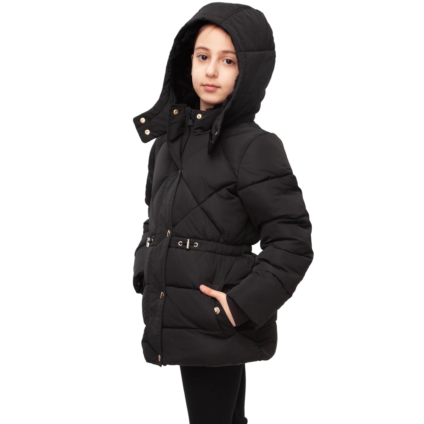 Girls Timeless Quilted Coat