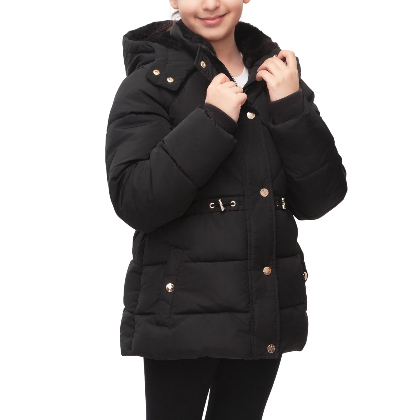 Girls Timeless Quilted Coat