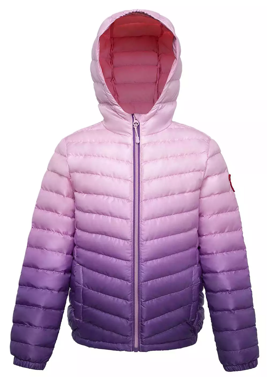 Girls' Ultra Light Packable Down Puffer Jacket
