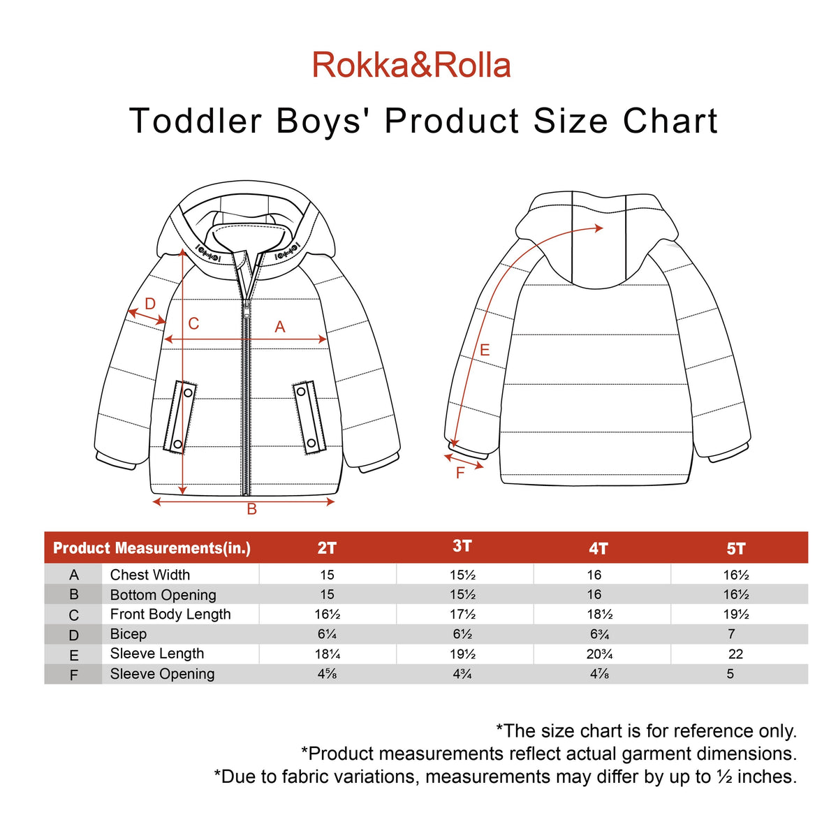 Boys Toddler Borg Fleece Lined Hooded Puffer Jacket Coat 2T-5T - Navy