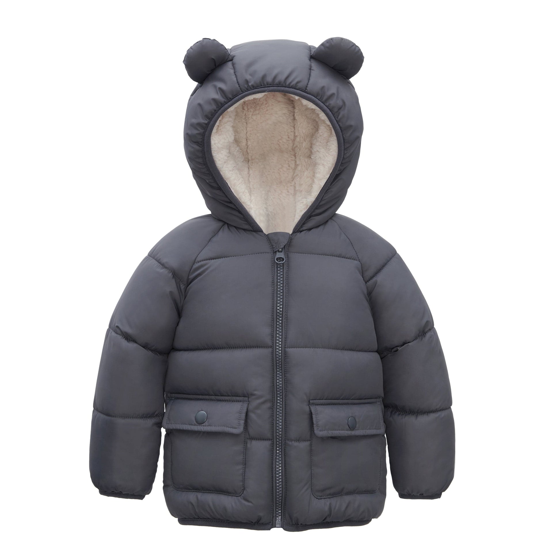 Baby Boys' Water-Resistant Sherpa Fleece Lined Puffer Jacket Winter Coat for Newborn Infants Toddler Coats & Jackets Rokka & Rolla