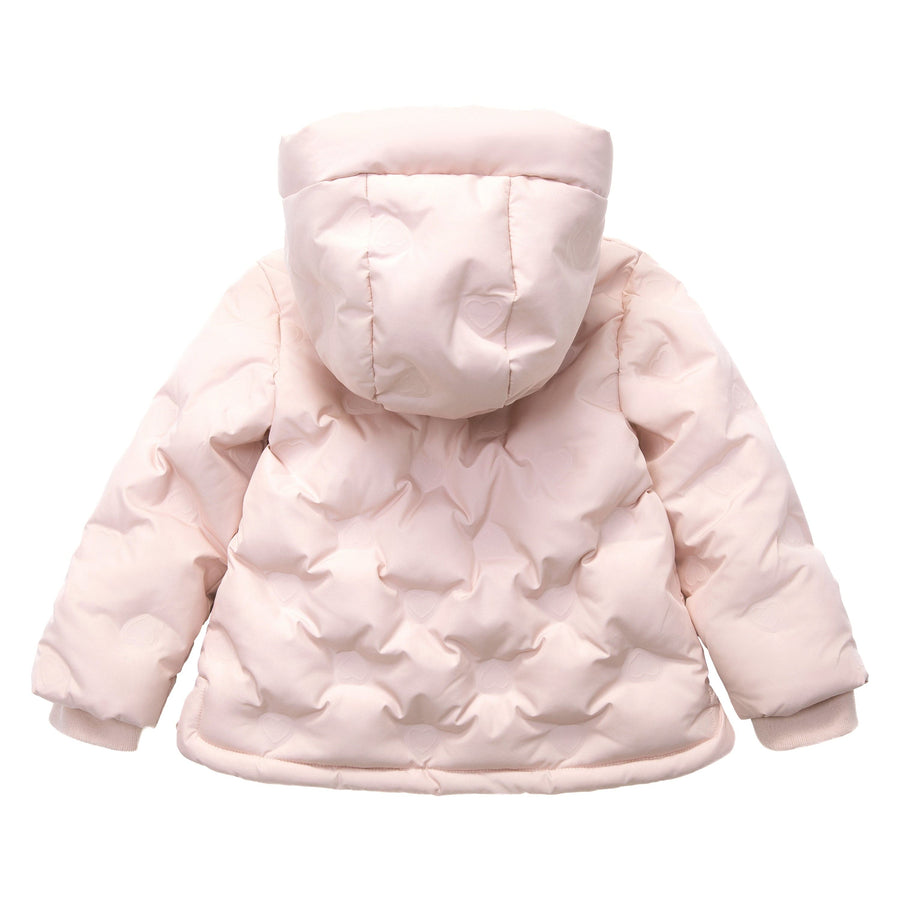 Baby Girls' Water-Resistant  Fleece Lined Heart Puffer Jacket for Newborn Infant Toddler (6-24M, 2T-5T) Coats & Jackets Rokka & Rolla