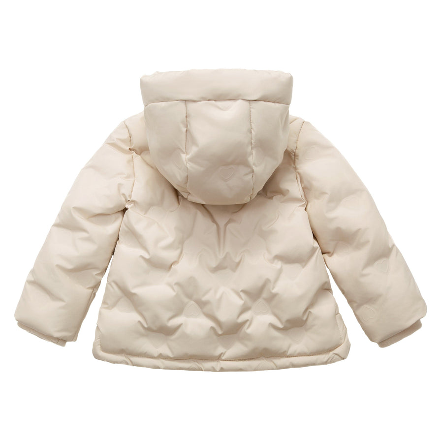 Baby Girls' Water-Resistant  Fleece Lined Heart Puffer Jacket for Newborn Infant Toddler (6-24M, 2T-5T) Coats & Jackets Rokka & Rolla