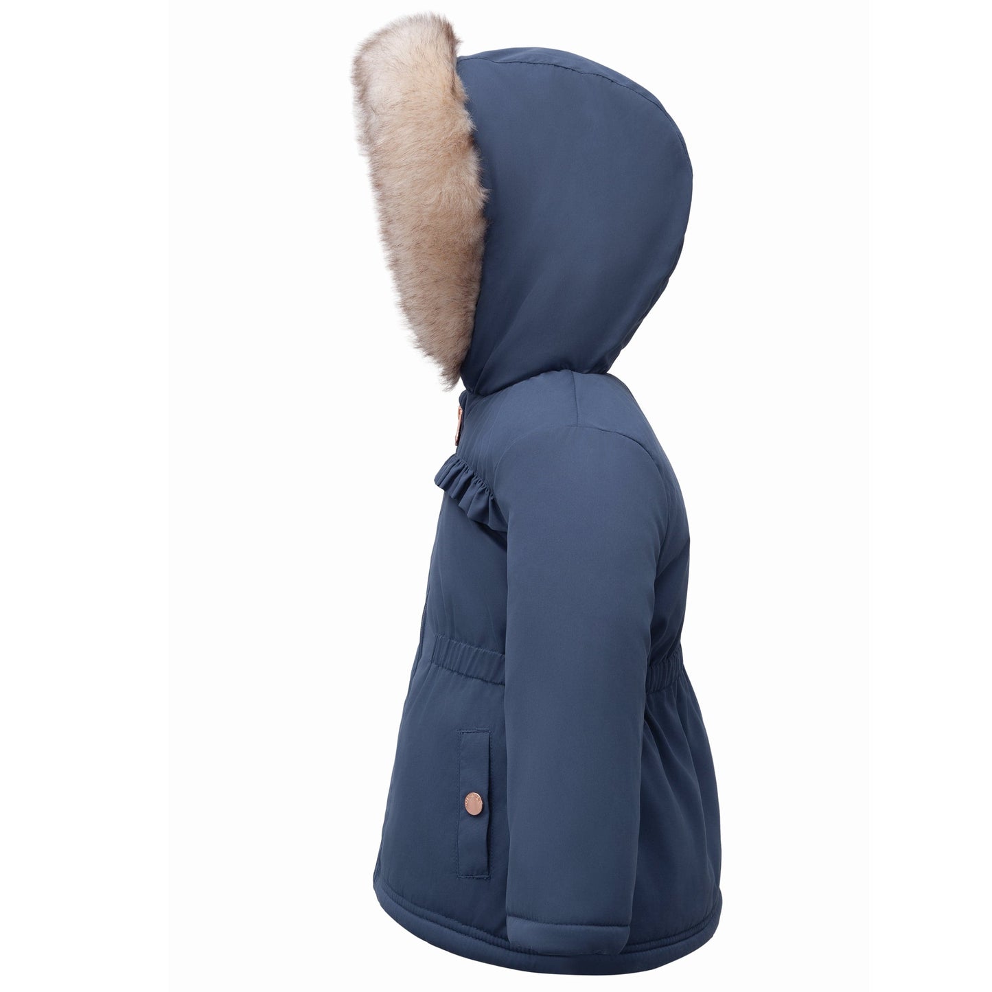 Baby Toddler Girls' Water-Resistant Puffer Jacket Sherpa Fleece Lined Parka Coat (6-24M, 2T-4T) Coats & Jackets Rokka & Rolla