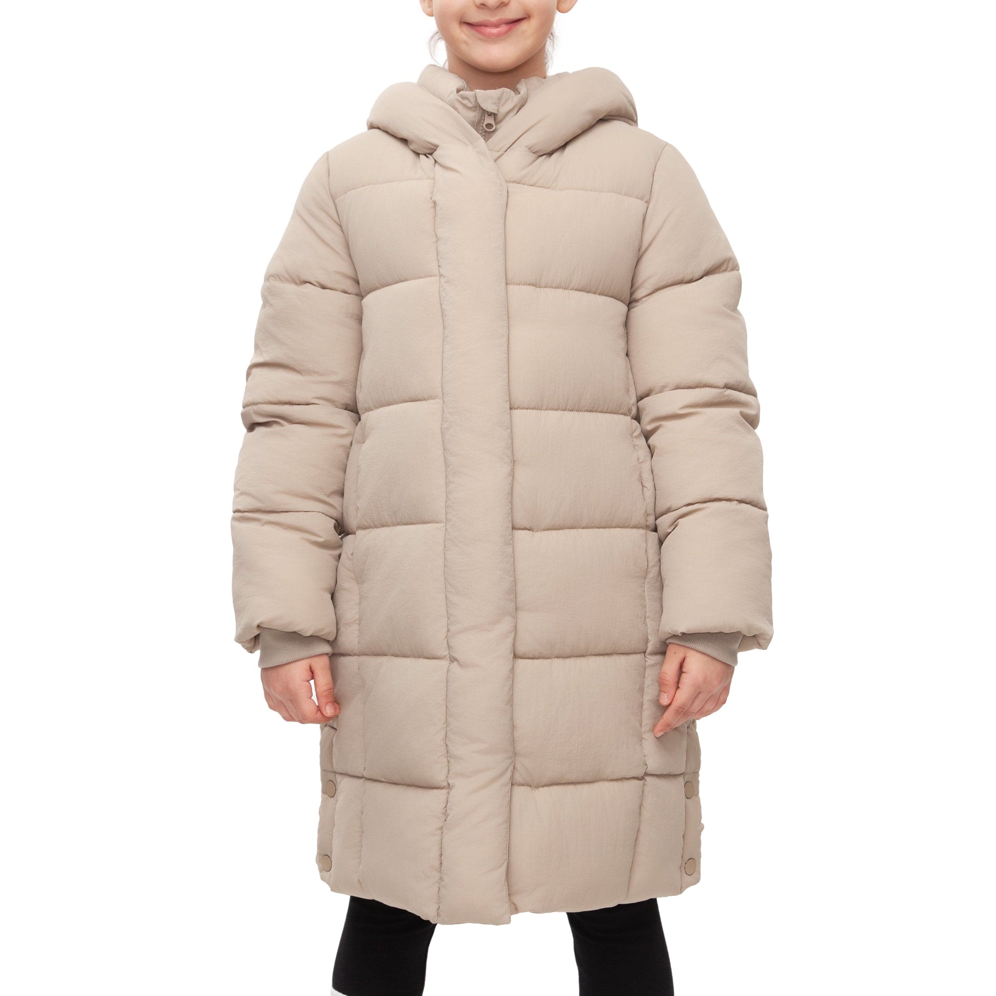Big Girls' Knee Length Puffer Coat Rokka&Rolla
