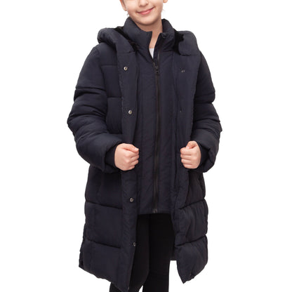 Big Girls' Knee Length Puffer Coat Rokka&Rolla