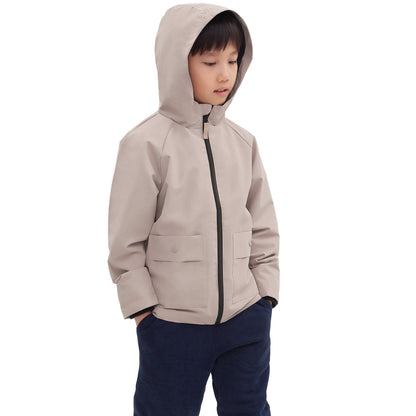 Boy's Hooded Water-Resistant Parka Windbreaker Jacket Coats & Jackets Rokka & Rolla