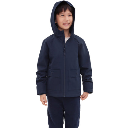 Boy's Hooded Water-Resistant Parka Windbreaker Jacket Coats & Jackets Rokka & Rolla