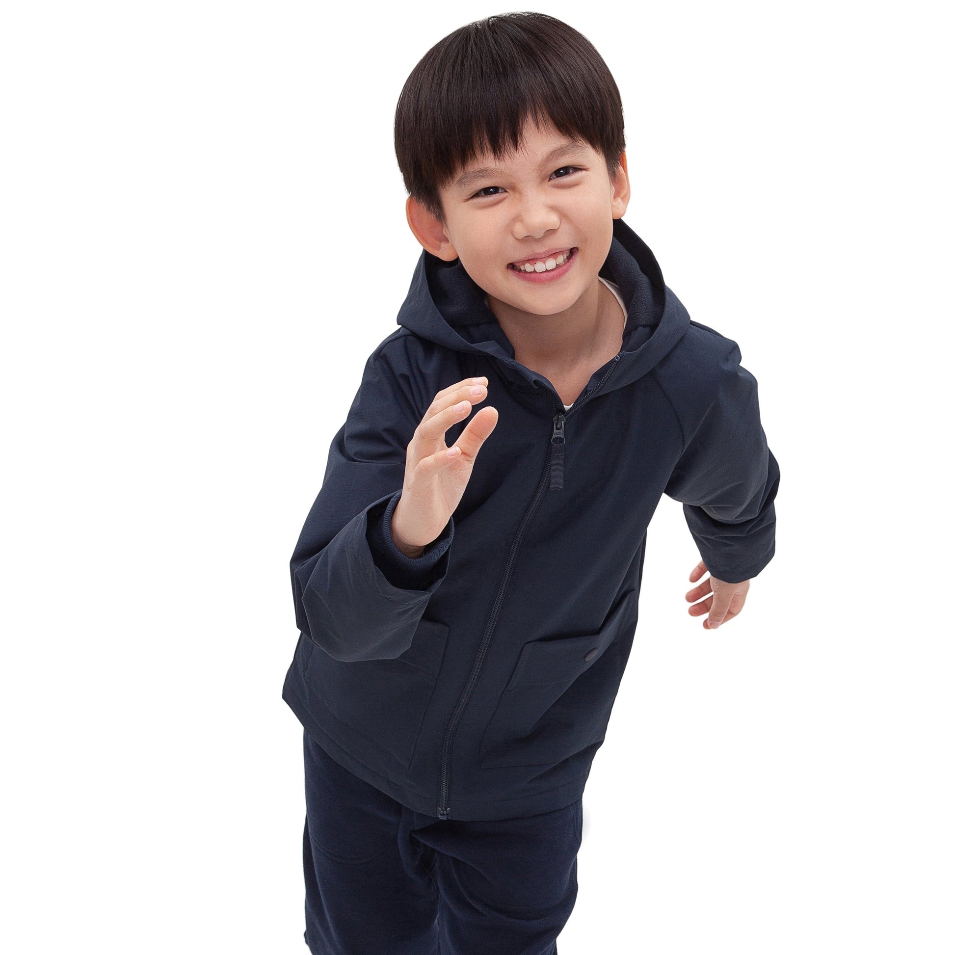 Boy's Hooded Water-Resistant Parka Windbreaker Jacket Coats & Jackets Rokka & Rolla