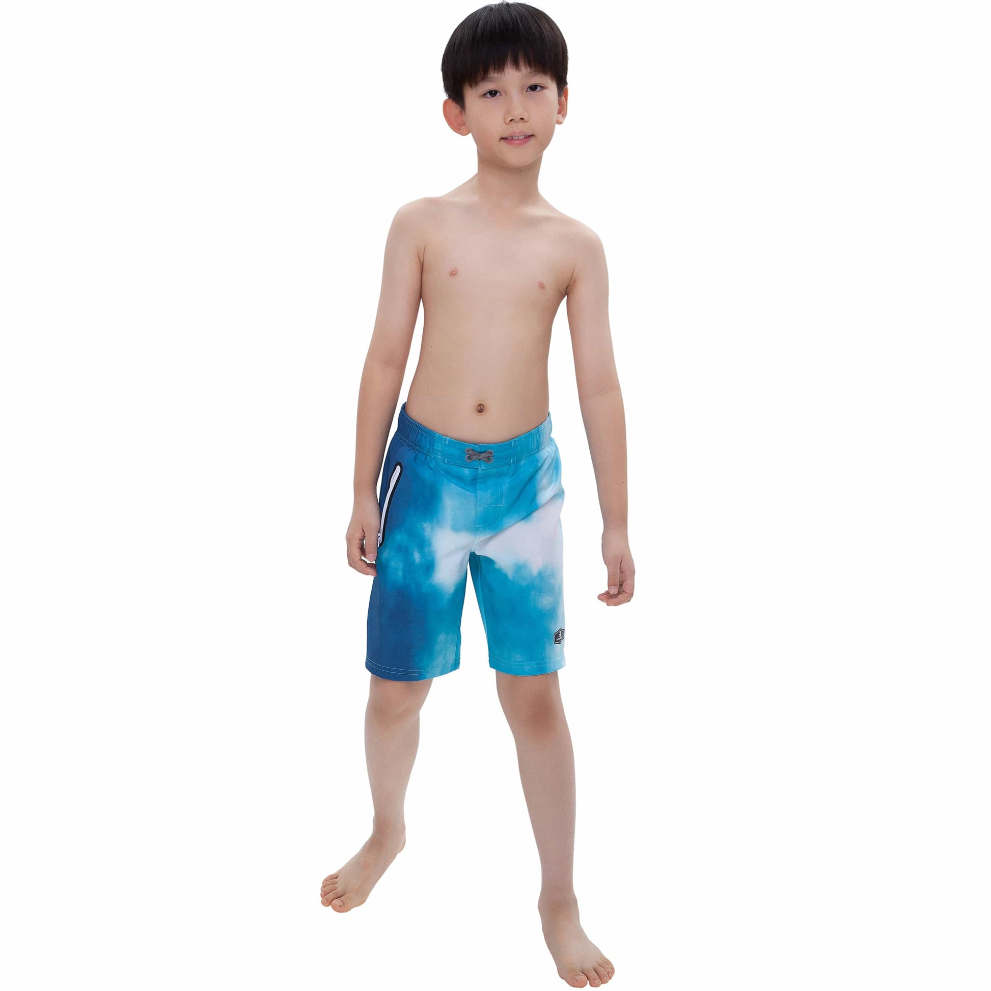 Boys' 4-Way Stretch Mesh Lined Swim Trunks Swimwear Rokka & Rolla