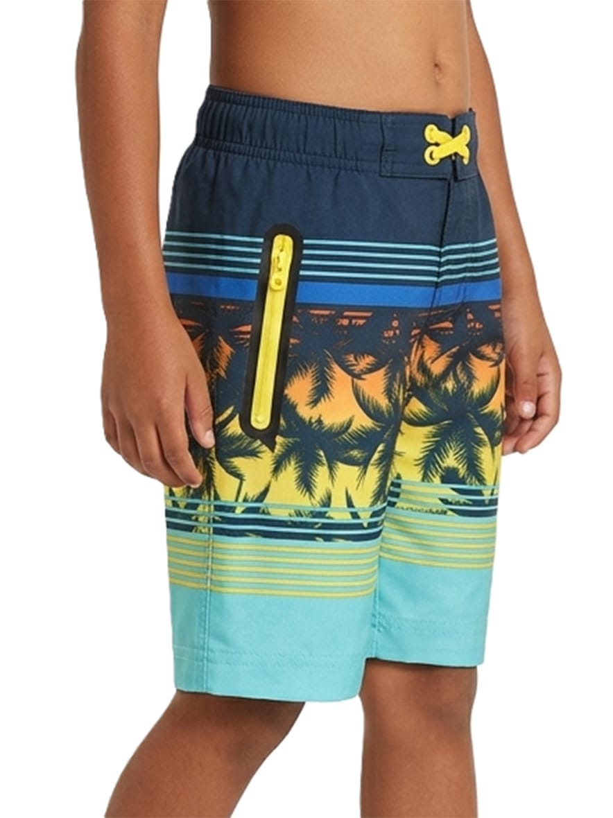 Boys' 4-Way Stretch Mesh Lined Swim Trunks Swimwear Rokka & Rolla