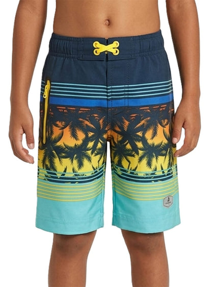 Boys' 4-Way Stretch Mesh Lined Swim Trunks Swimwear Rokka & Rolla