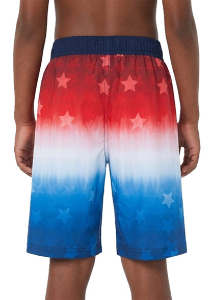 Boys' 4-Way Stretch Mesh Lined Swim Trunks Swimwear Rokka & Rolla