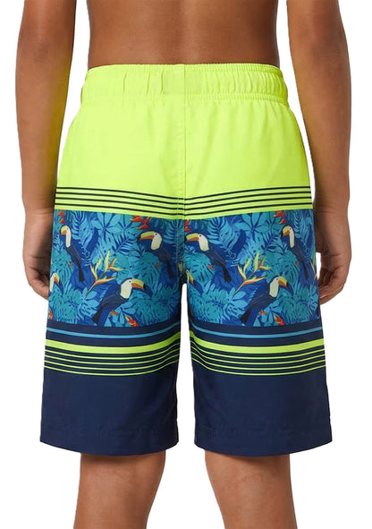 Boys' 4-Way Stretch Mesh Lined Swim Trunks Swimwear Rokka & Rolla