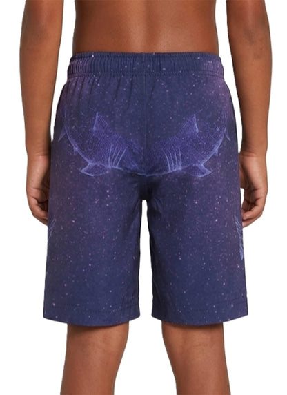 Boys' 4-Way Stretch Mesh Lined Swim Trunks Swimwear Rokka & Rolla