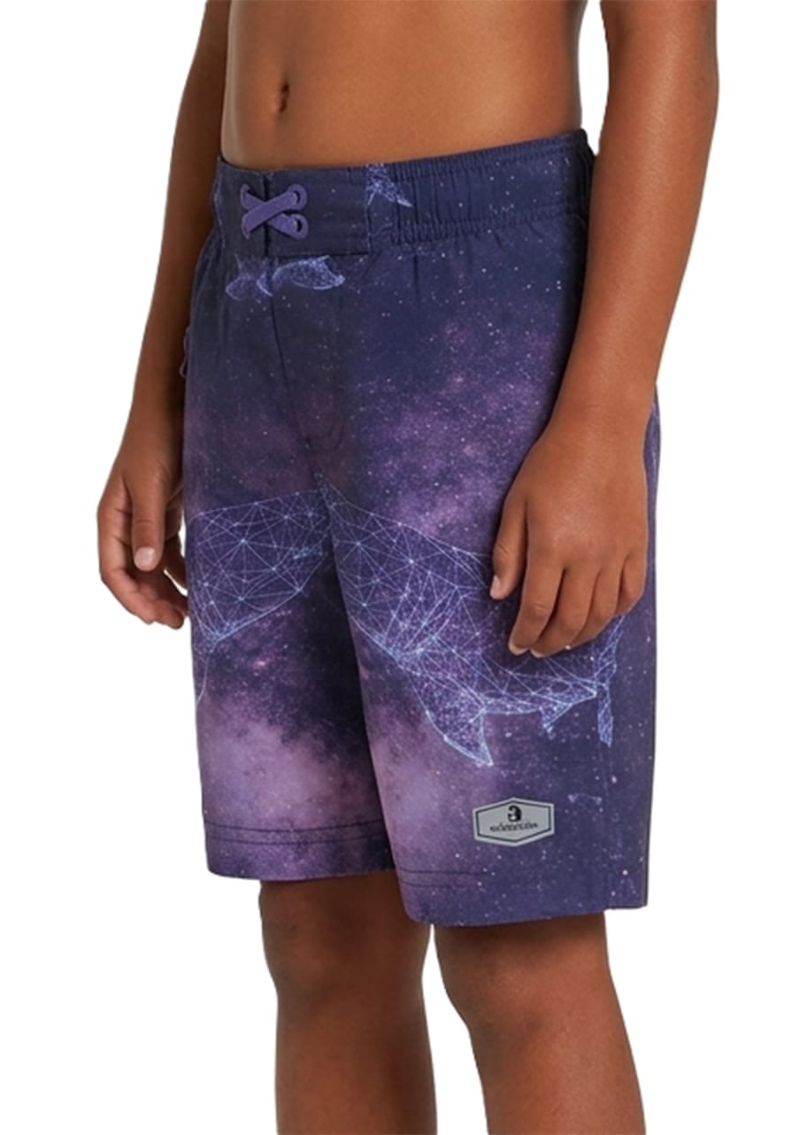 Boys' 4-Way Stretch Mesh Lined Swim Trunks Swimwear Rokka & Rolla