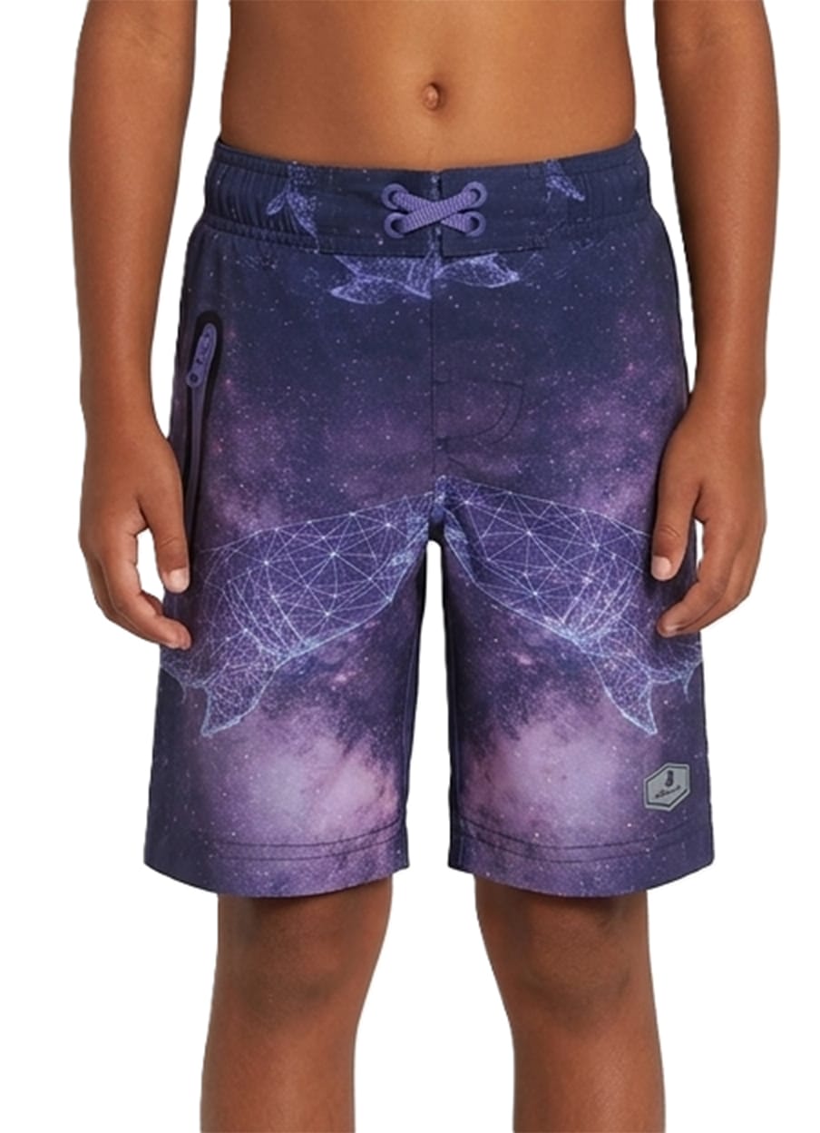 Boys' 4-Way Stretch Mesh Lined Swim Trunks Swimwear Rokka & Rolla