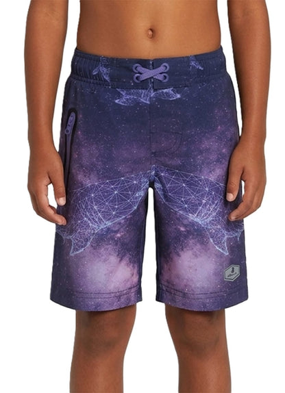 Boys' 4-Way Stretch Mesh Lined Swim Trunks Swimwear Rokka & Rolla