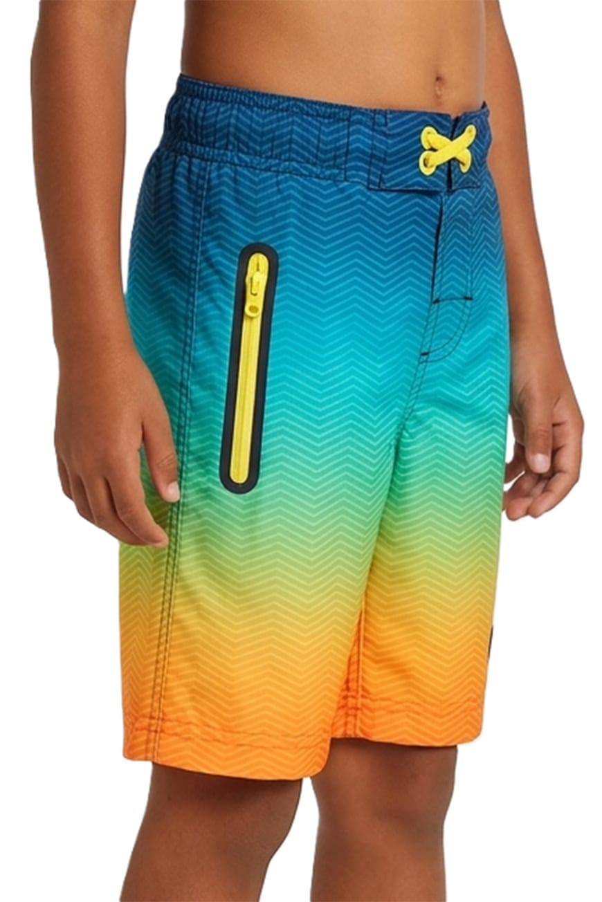 Boys' 4-Way Stretch Mesh Lined Swim Trunks Swimwear Rokka & Rolla