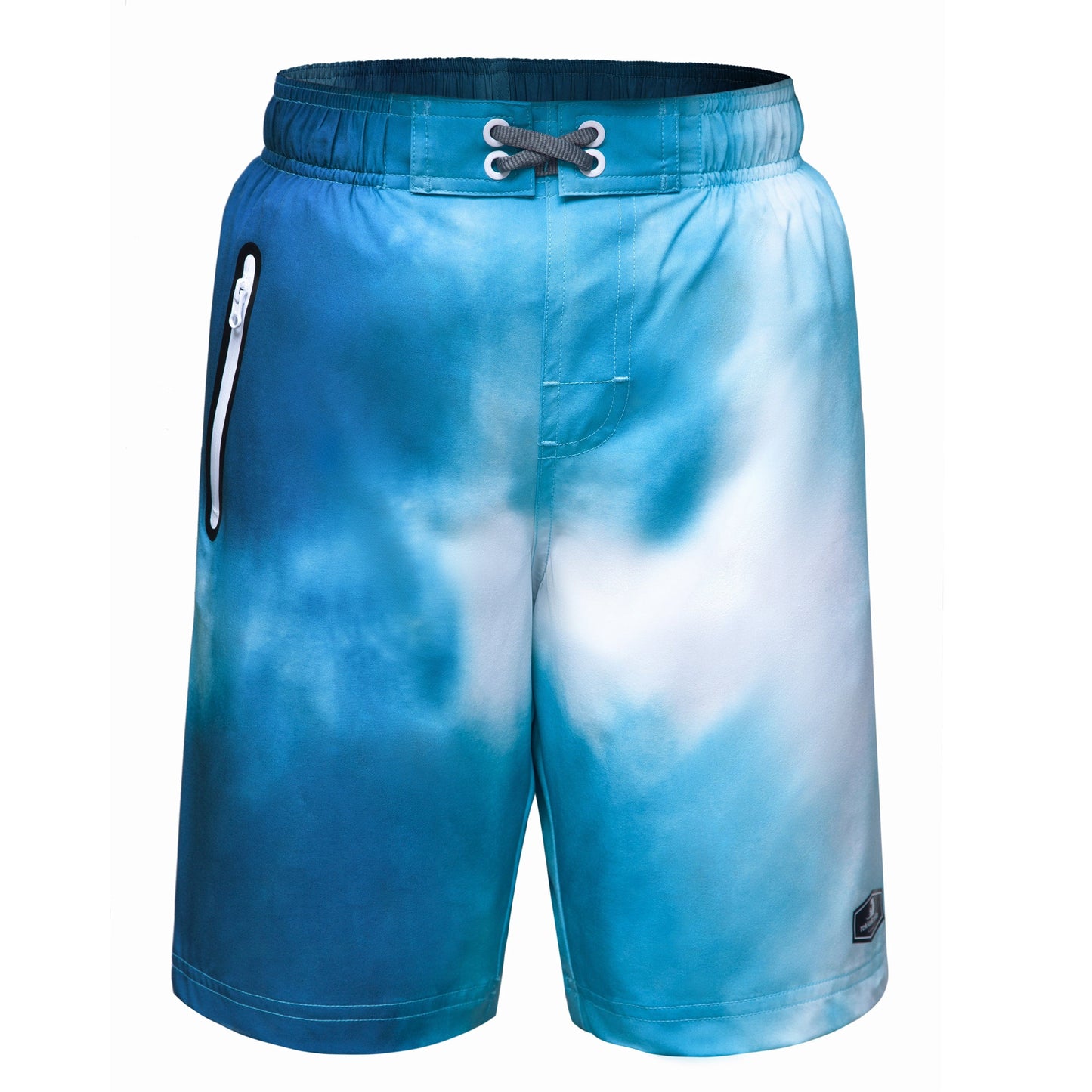 Boys' 4-Way Stretch Mesh Lined Swim Trunks Swimwear XS (4-5) / Ocean Wave Rokka & Rolla