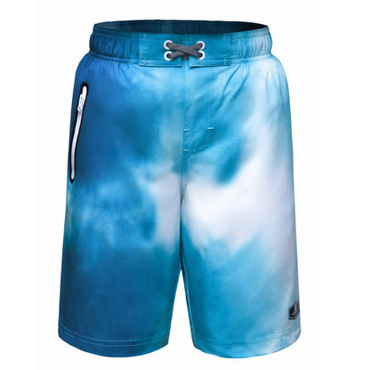 Boys' 4-Way Stretch Mesh Lined Swim Trunks Swimwear XS (4-5) / Ocean Wave Rokka & Rolla