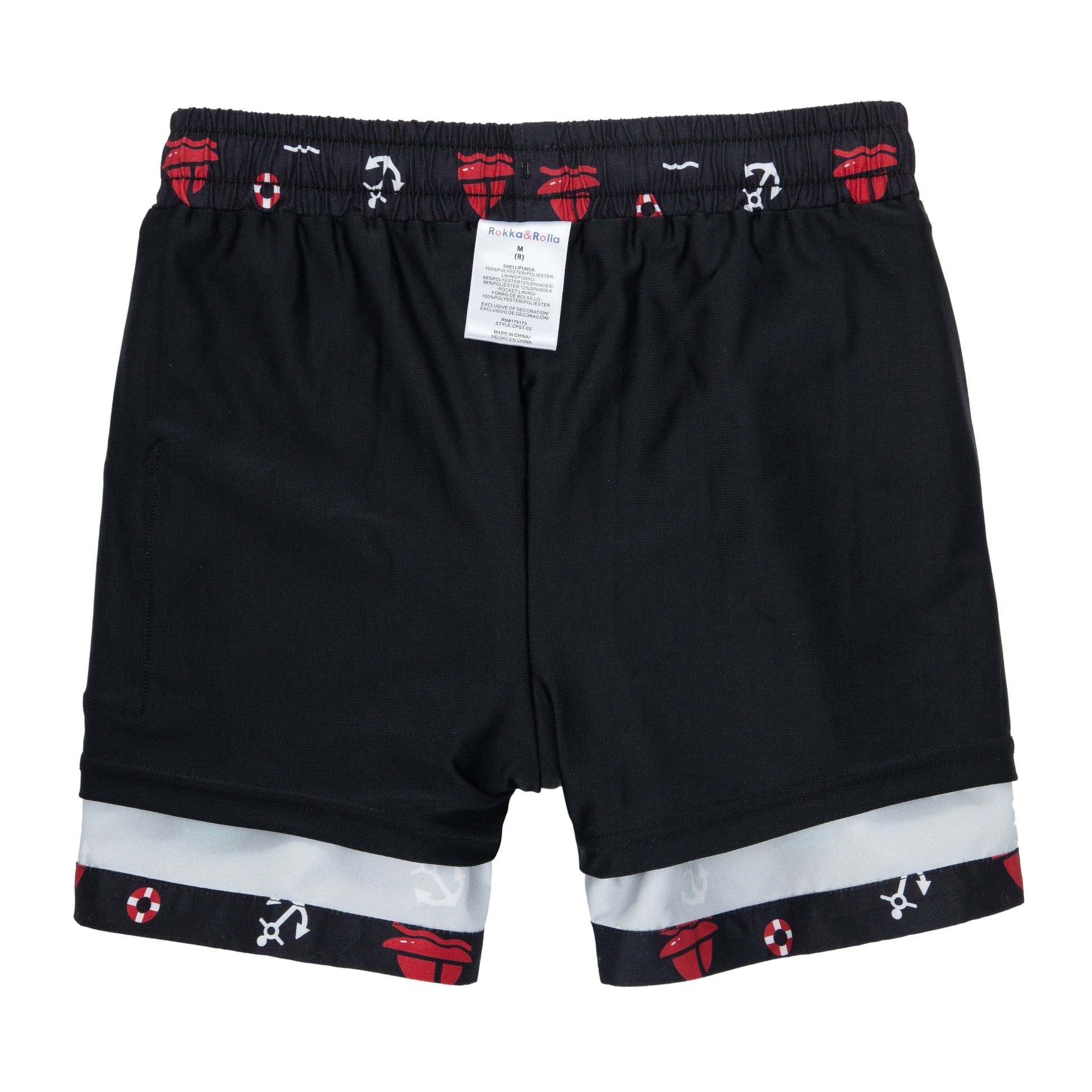 Boys' Compression Liner Swim Trunks Quick Dry Bathing Suit Swimwear Rokka & Rolla