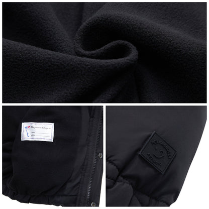 Boys' Hooded Puffer Jacket Water Resistant Warm Insulated Winter Coat - Black Coats & Jackets Rokka&Rolla