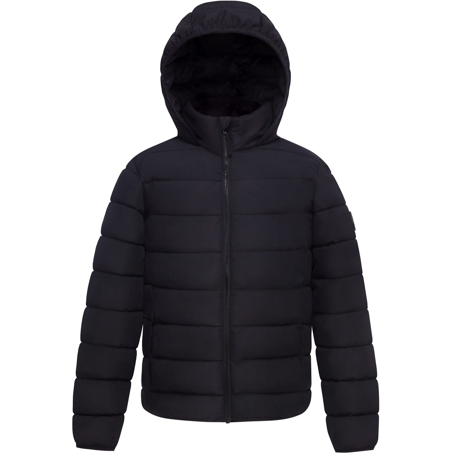 Boys' Lightweight Water-Resistant  Winter Coat Puffer Jacket - Black Coats & Jackets XS Rokka&Rolla
