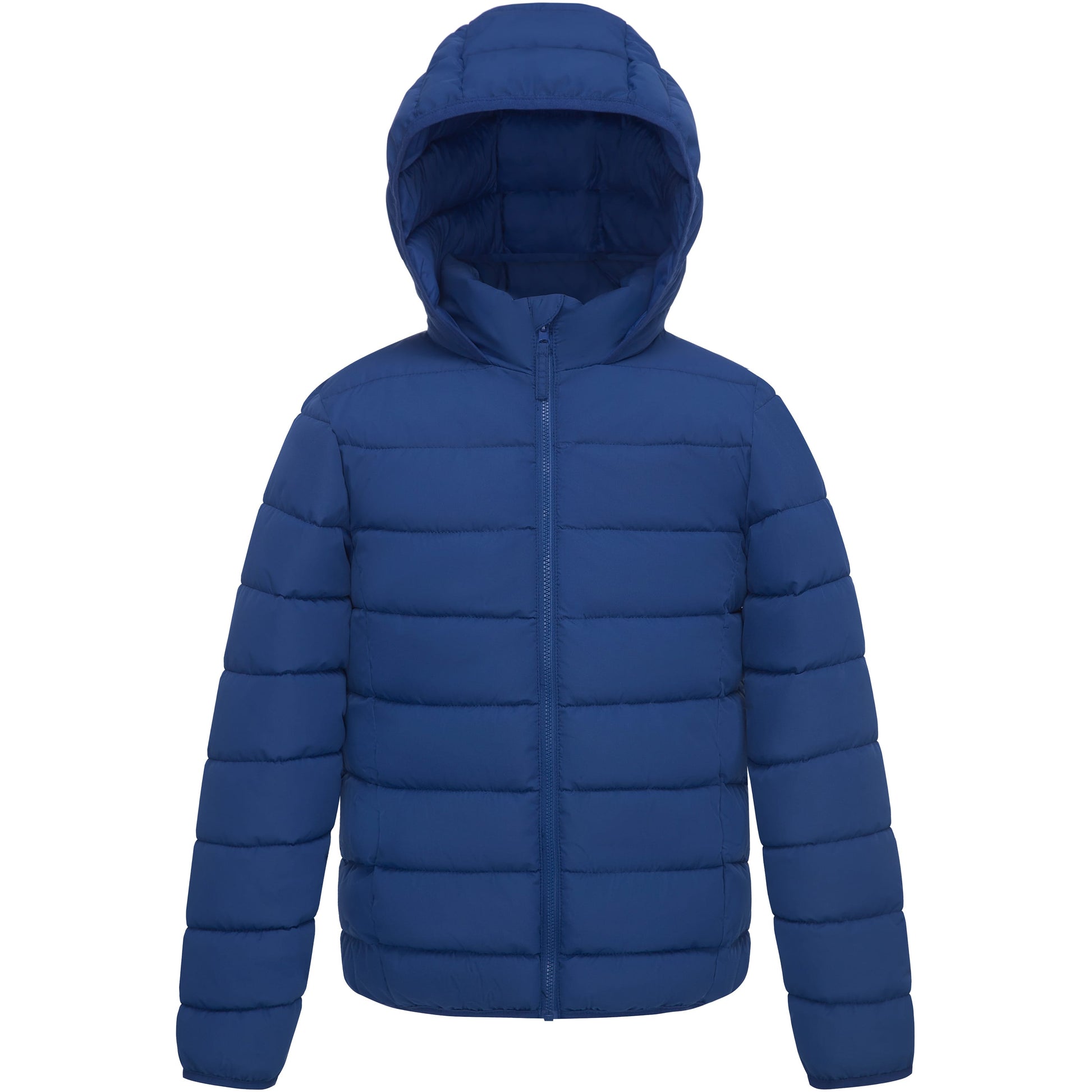 Boys' Lightweight Water-Resistant  Winter Coat Puffer Jacket - Blue Coats & Jackets XS Rokka&Rolla