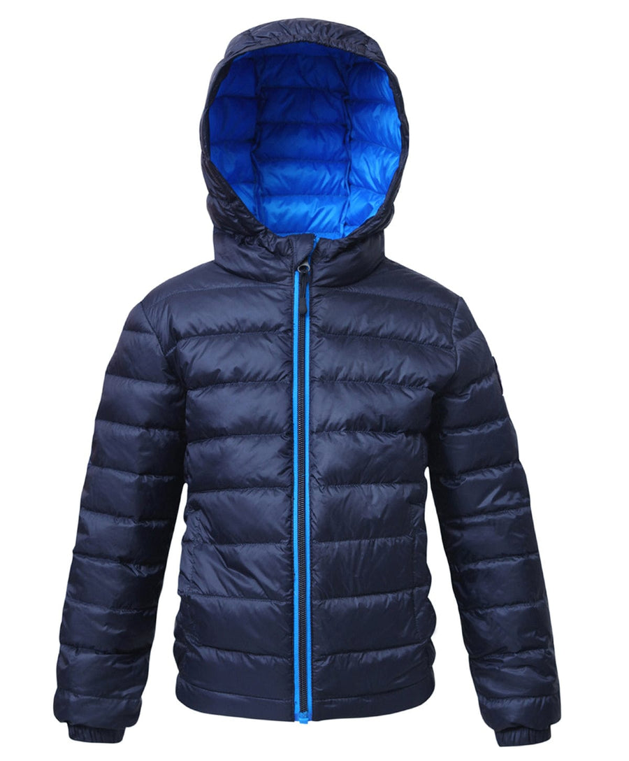 Boys' New Ultra Light Packable Down Puffer Jacket Coats & Jackets XS / Navy Rokka & Rolla