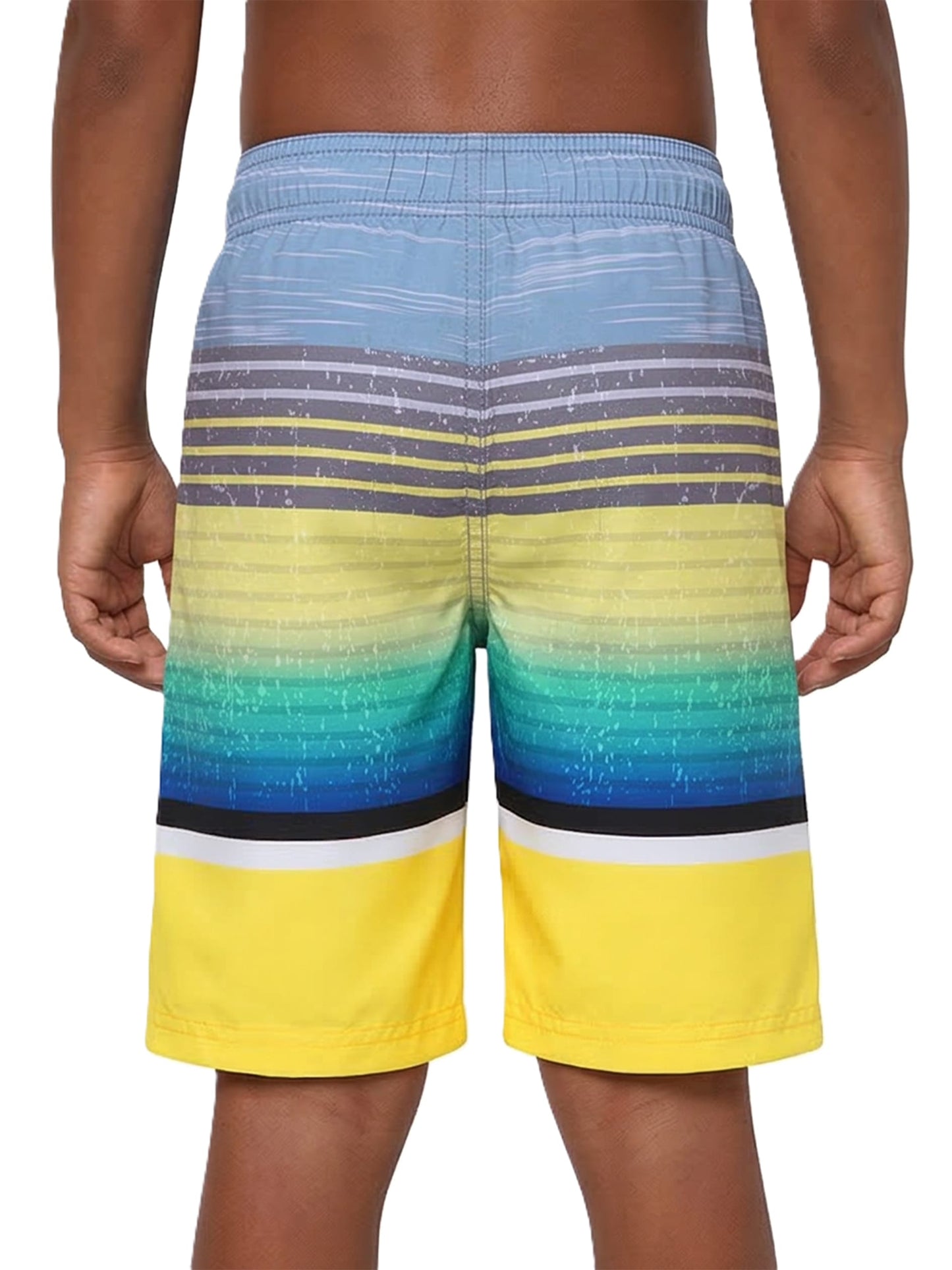 Boys' Quick Dry Mesh Lined Swim Trunks Swimwear Rokka & Rolla