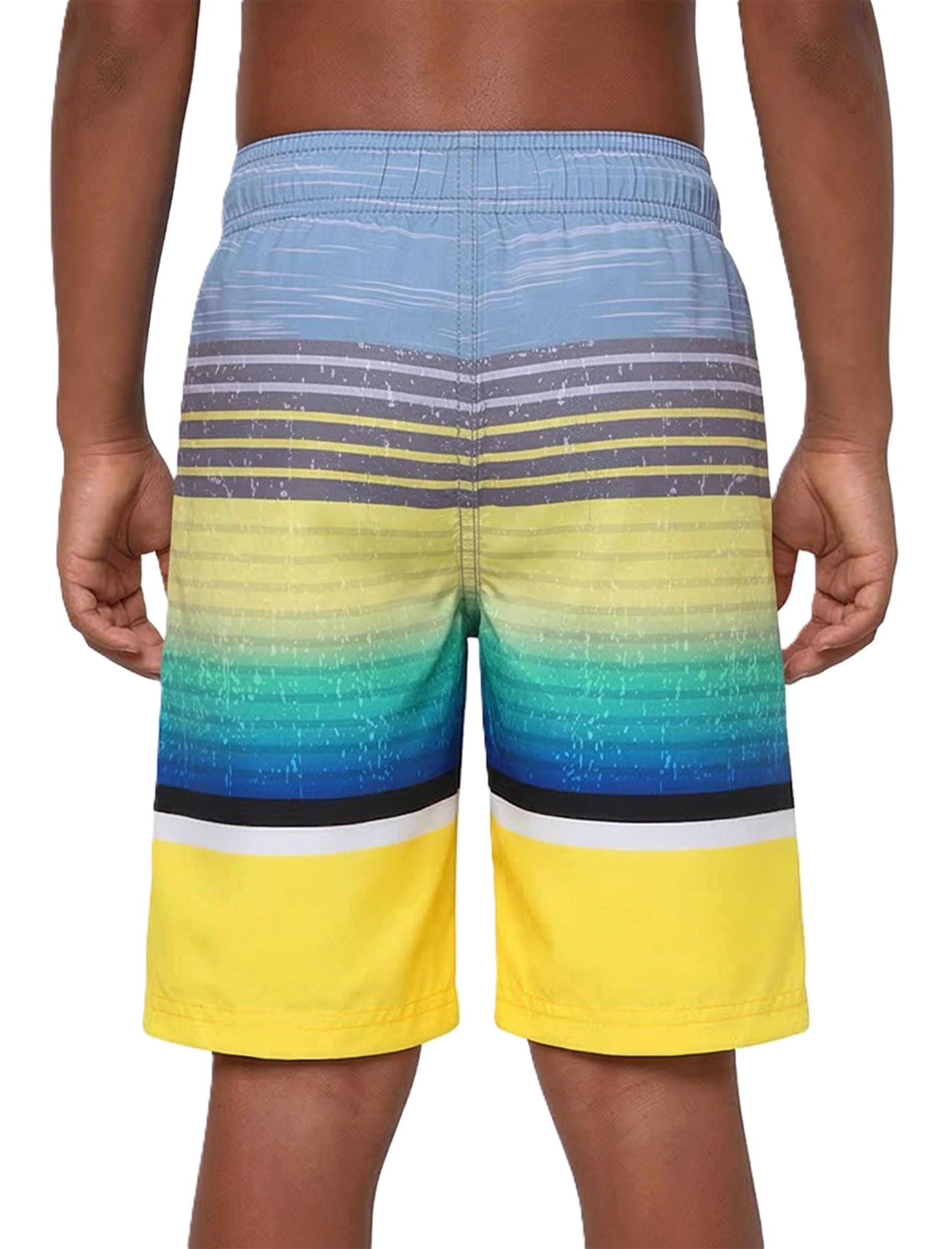 Boys' Quick Dry Mesh Lined Swim Trunks Swimwear Rokka & Rolla
